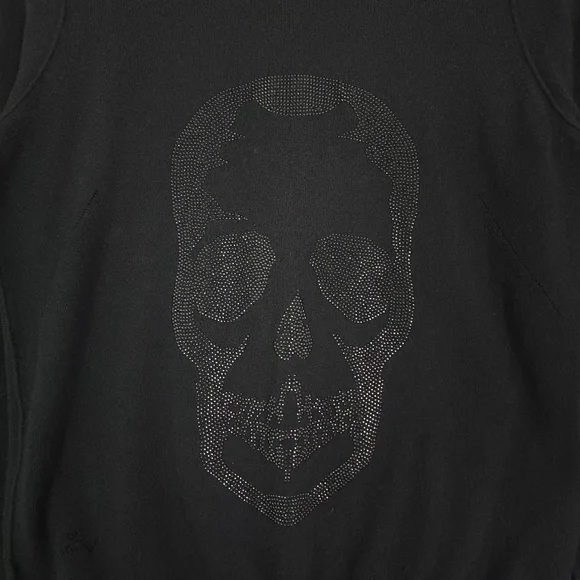 Zadig & Voltaire Cashmere Miss Bis CP Black Skull Sweater - Picture 3 of 9